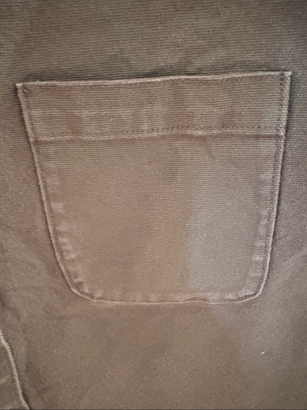 EUC Madewell Cotton Blend Olive Button-Front Mini Skirt - Picture 2 of 9